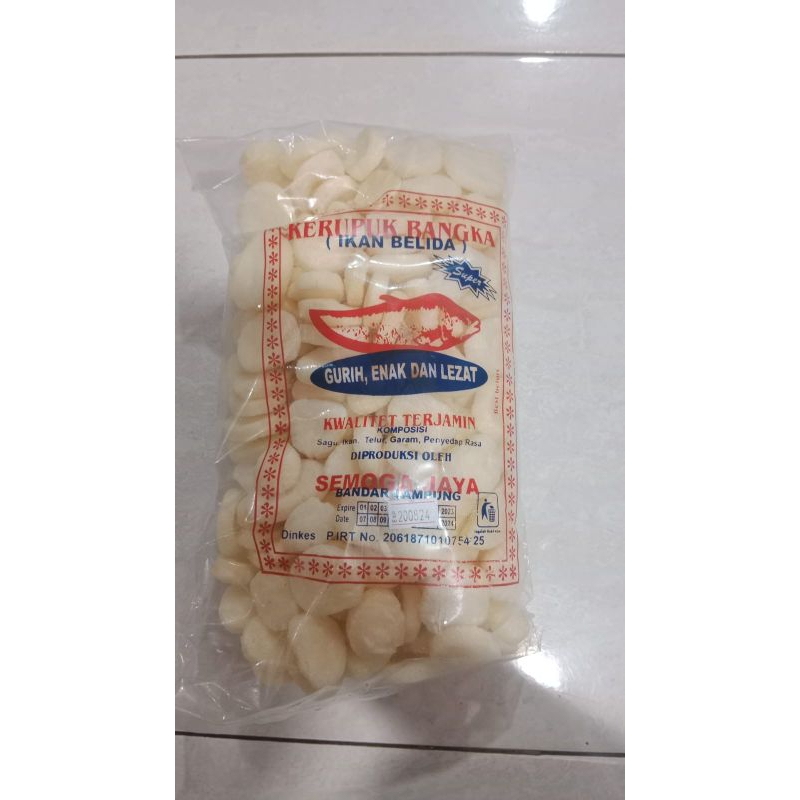 

200gr- Kerupuk Bangka IKAN BELIDA SUPER GURIH BANGET