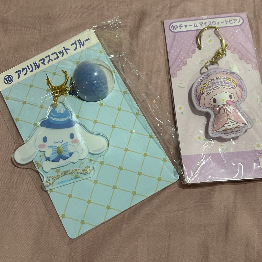 Sanrio OFFICIAL Cinnamoroll My Sweet Piano bag charm ganci gantungan kunci keychain keyholder