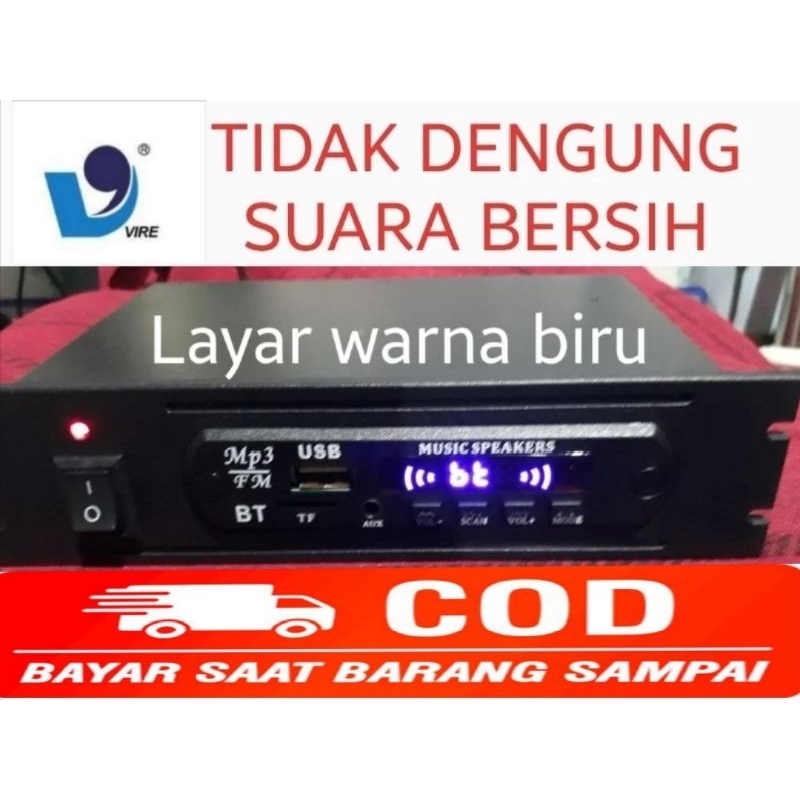 SIAP PAKAI MP3 BLUETOOTH RAKITAN ORIGINAL VIRE LAYAR BIRU