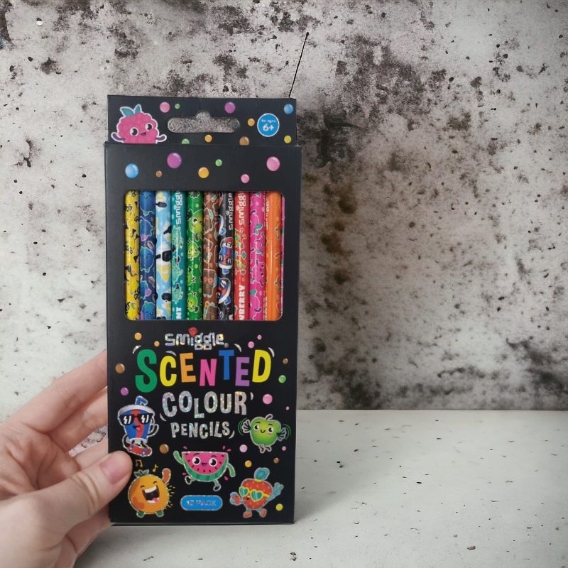 

Smiggle Scented Color Pencil 12 Pack / Pensil Warna Wangi Beraroma Smiggle Isi 12