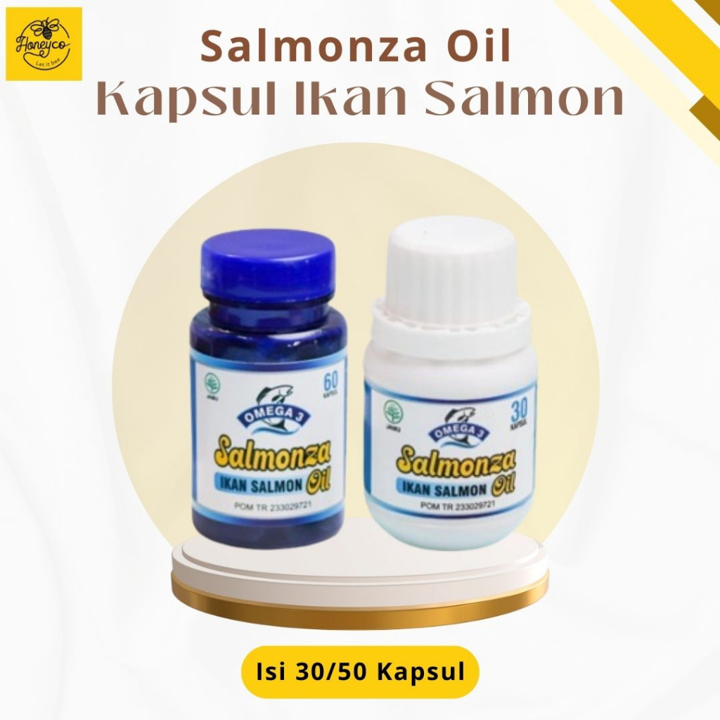 Salmonza Oil Minyak Ikan Salmon Omega 3 | minyak ikan vitamin anak minyak ikan anak nafsu makan