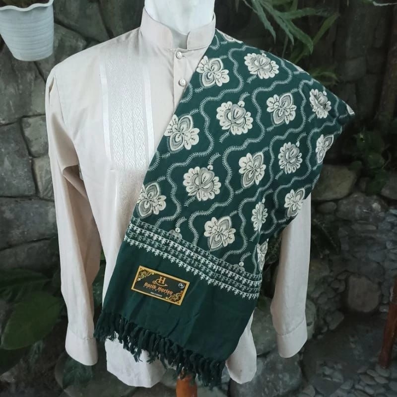 Sorban Hijau Kasmiri Kashmir Sorban Hijau Jumbo Sorban Habib Motif Batik Sorban Panjang