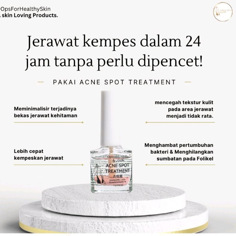 [OPTIMIZE SHINE] ACNE SPOT TREATMENT||obat totol jerawat