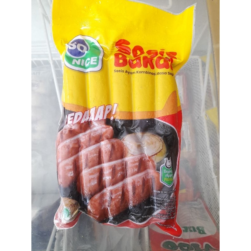 

SO NICE SOSIS BAKAR ISI 10/500g SO NICE BY SO GOOD