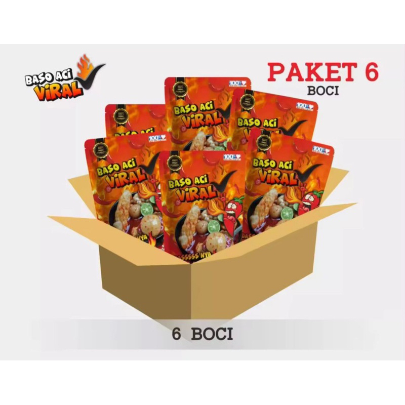 

Baso aci viral paket 6bungkus