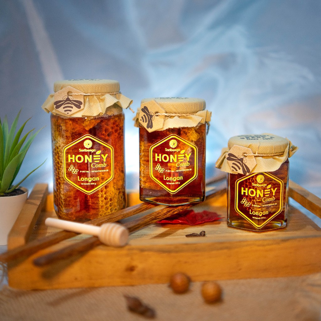 

Honey Comb Longan Saribunga Grade A+ - Madu Sarang Longan Grade A+ - Madu Sarang Lengkeng Asli 100% Grade A+