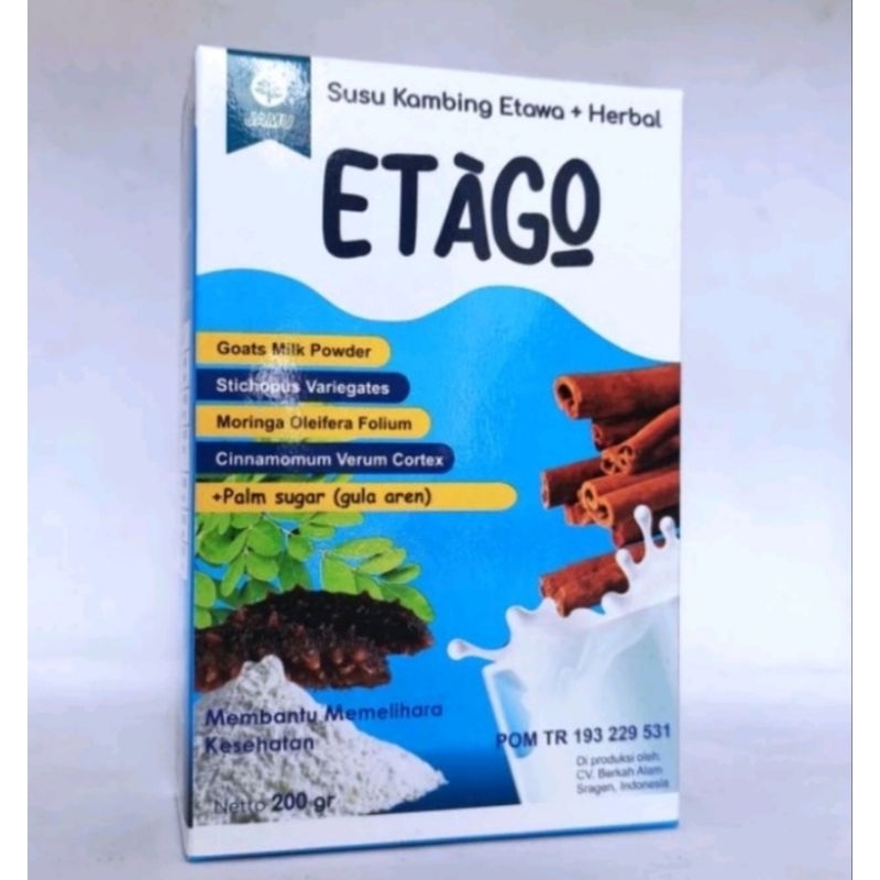 

Etago Susu Kambing Etawa Plus Herbal 200 gram