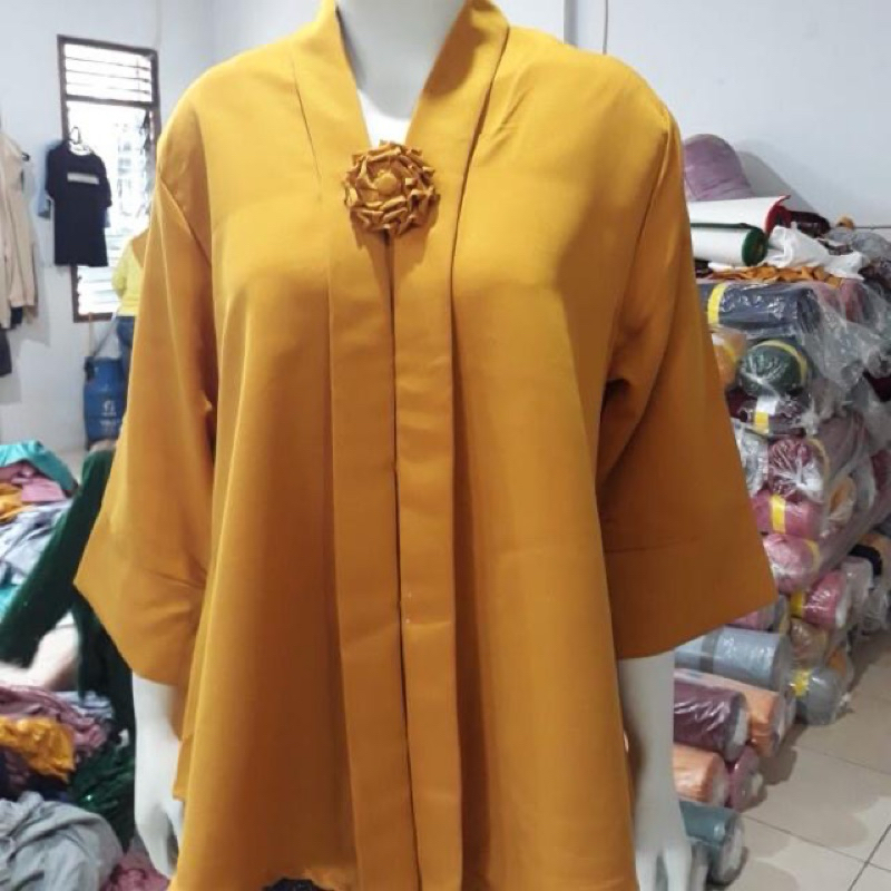 Preloved Kebaya Kuning Jumbo