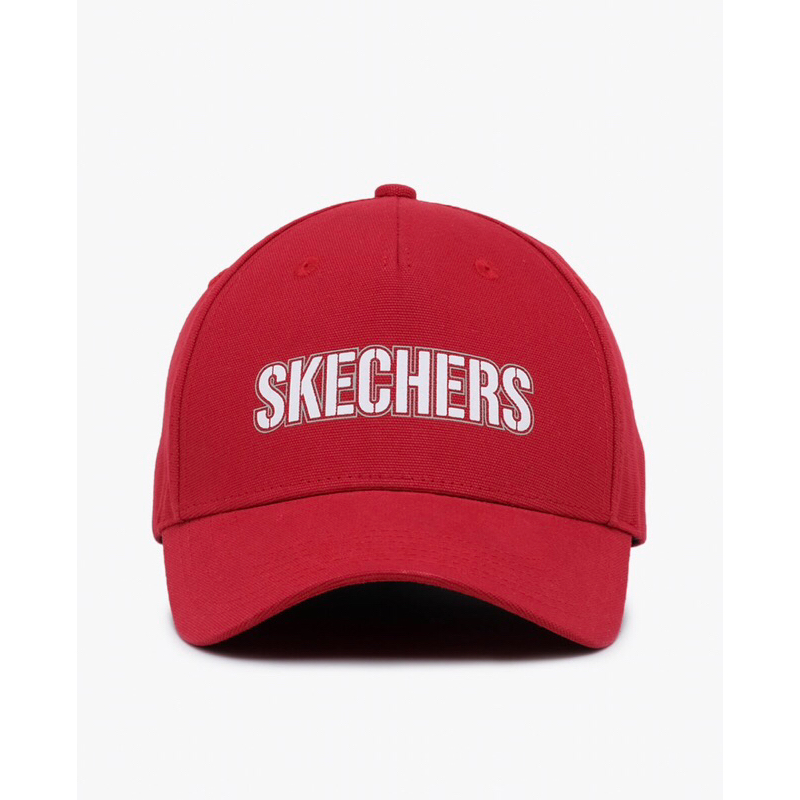 Skechers Men's Basic Caps Cap Topi Red - ORIGINAL