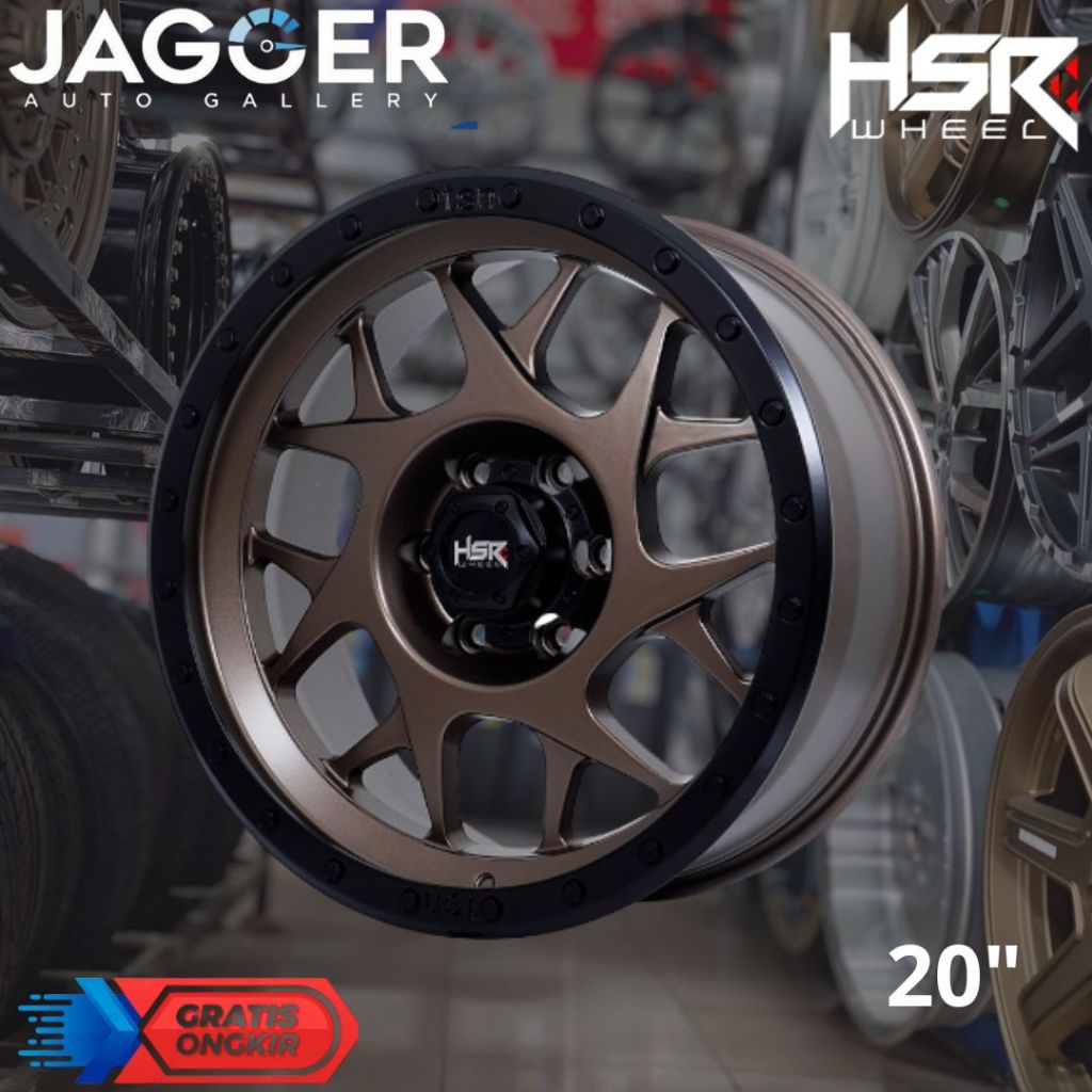 velg mobil pajero, fortuner, hilux, triton ring 20 ORIGINAL HSR UTA