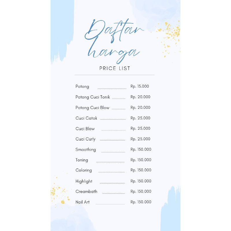 

daftar harga (tanpa cetak) pembayaran shopee pay