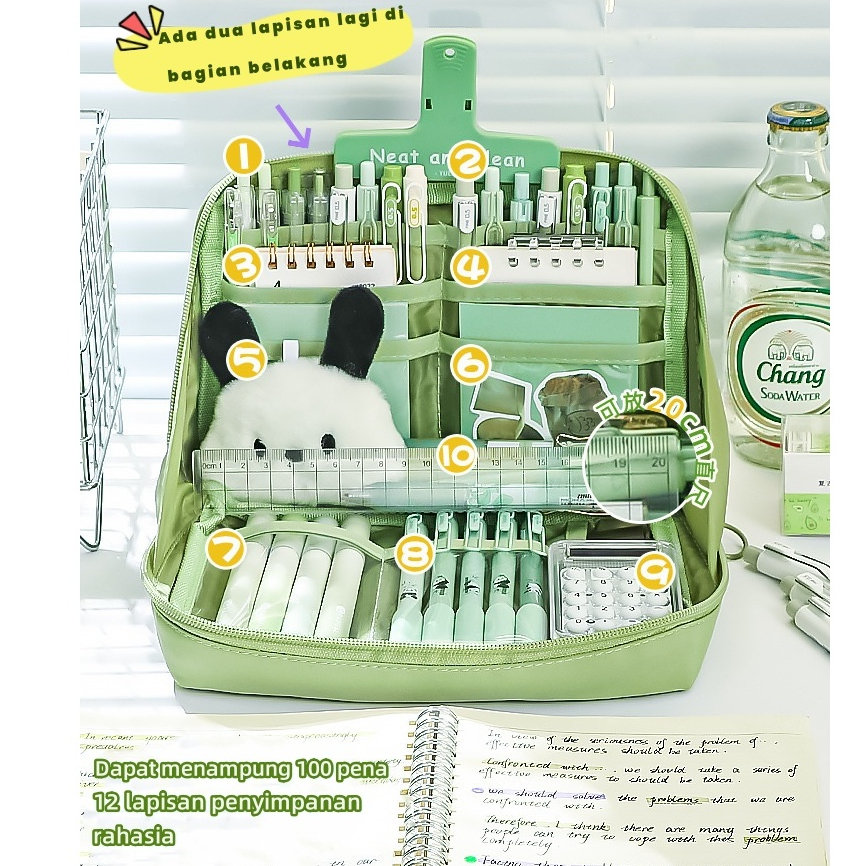 

Jual Produk COD12 LapisTempat pensil berkapasitas besar Tempat Pensil Cinnamoroll Panda Penyimpanan