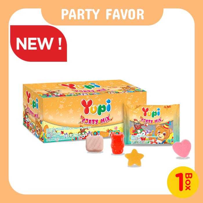 

Yupi Party Mix | Isi 12 pcs @ 30 Gr