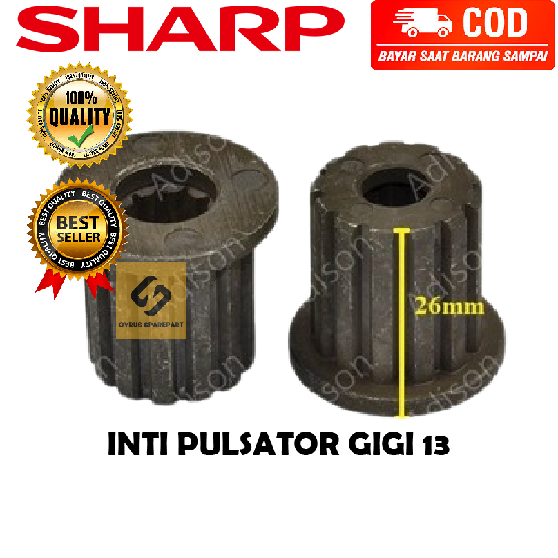 INTI PULSATOR MESIN CUCI SHARP 1 TABUNG / 2 TABUNG