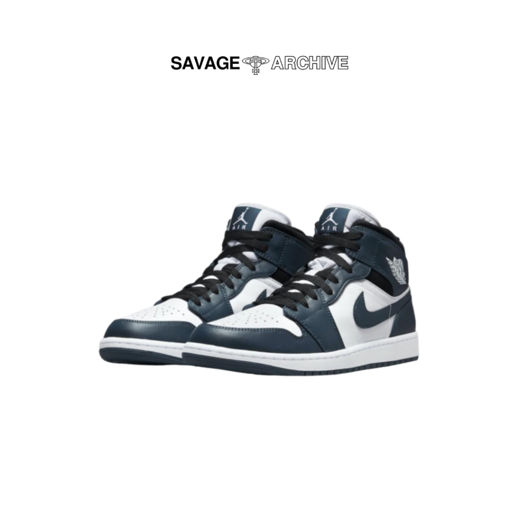 AIR JORDAN 1 MID DARK TEAL ARMORY NAVY