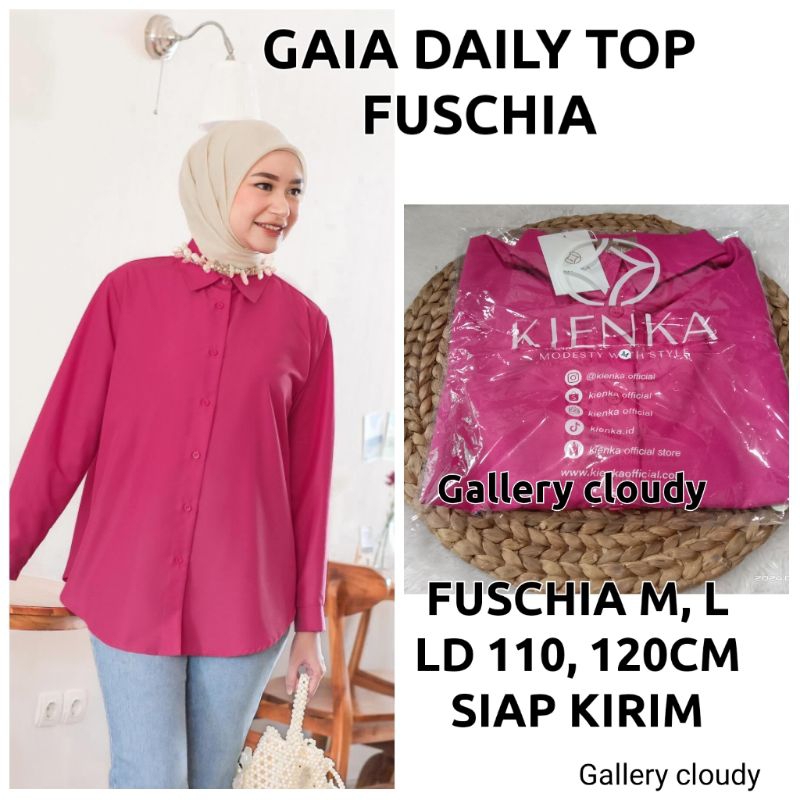 SIAP KIRIM GAIA DAILY TOP FUSCHIA BY KIENKA OFFICIAL KIENKAOFFICIAL