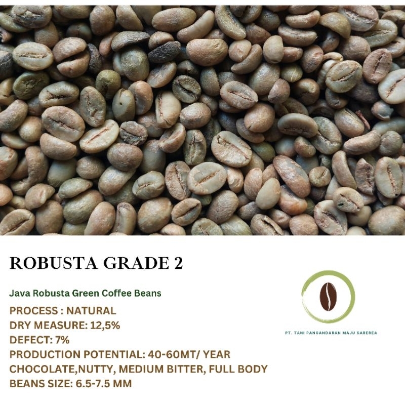 

Green Beans Kopi Robusta Grade 2