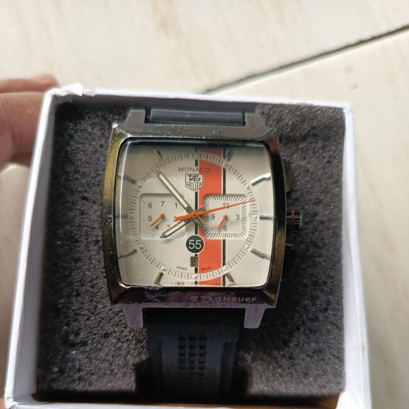 Jam Tangan Automatic Chronograph Tag66 Heuer preloved second bekas