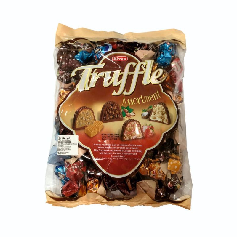 

ELVAN TRUFFLE 1KG COKLAT TURKEY KHAS TIMUR TENGAH PROMO TERMURAH SALE