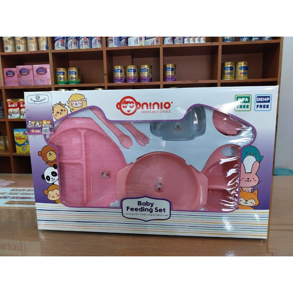 Ninio Baby Feeding Set Peralatan Makan Bayi
