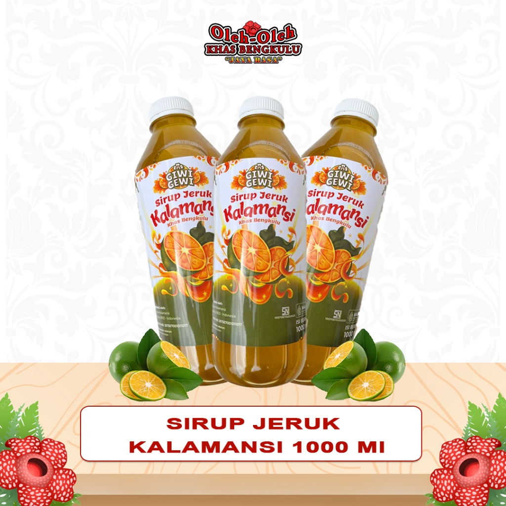 

Sirup Jeruk Kalamansi 1.000 ML / Sirup Jeruk Asli Bengkulu / Sirup Kalamansi Asli Bengkulu