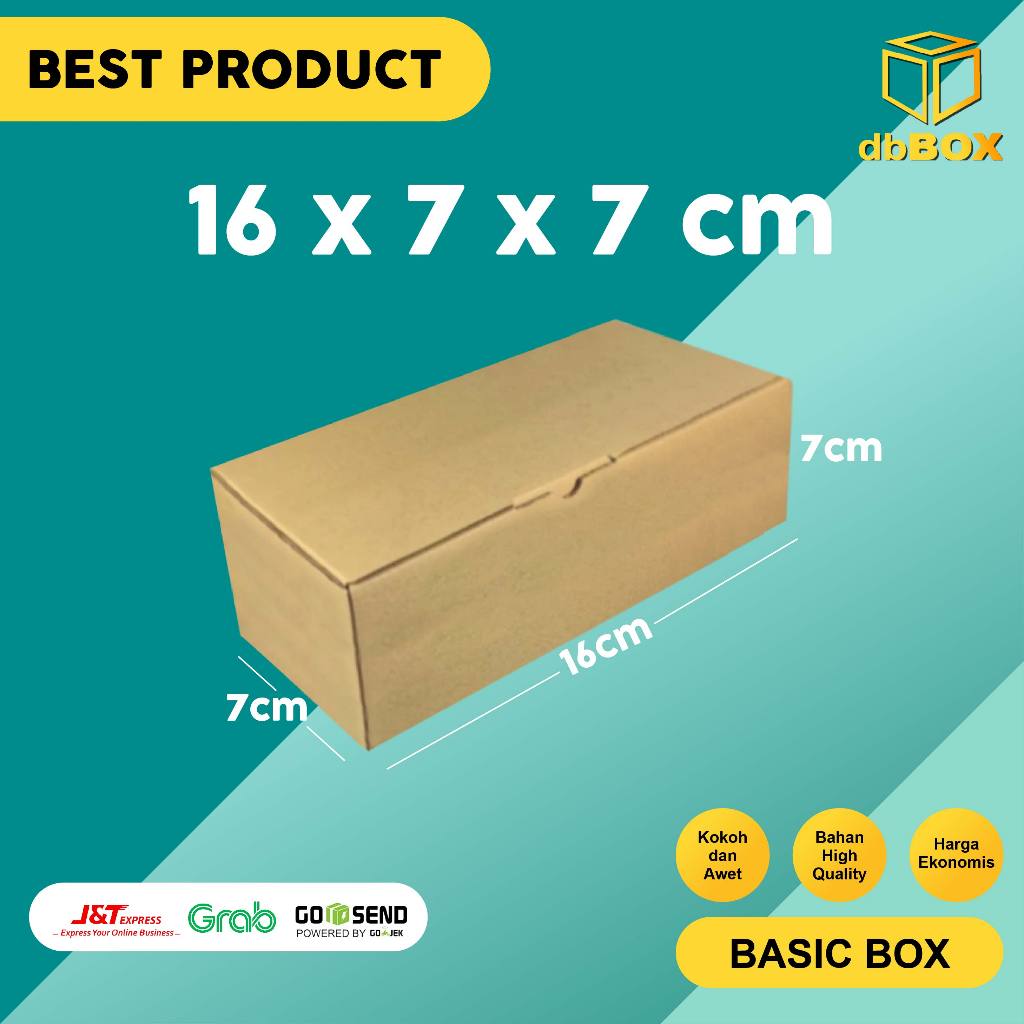 

(10pcs) kardus 16x7x7 cm --Diecut dan easy usage—