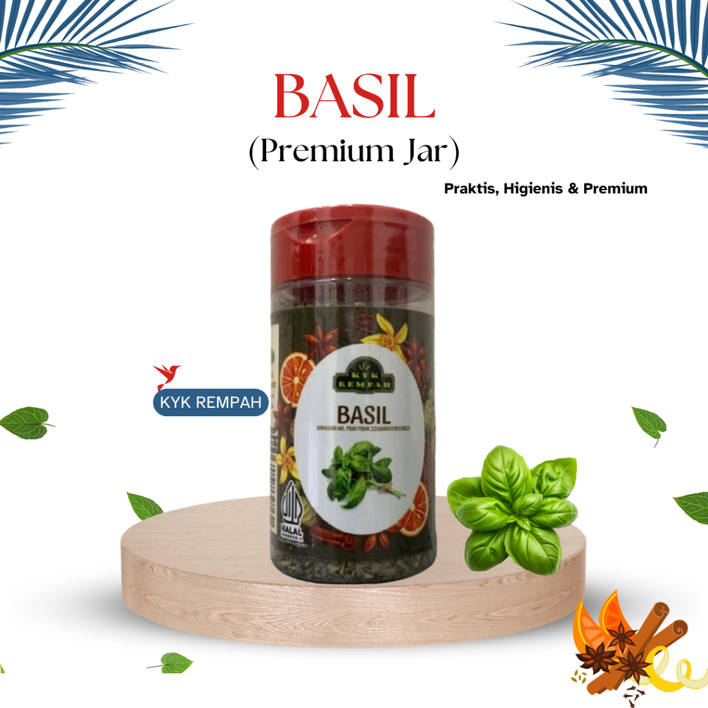 

Basil Premium [ JAR ] | Daun Basil Bumbu Dapur Praktis
