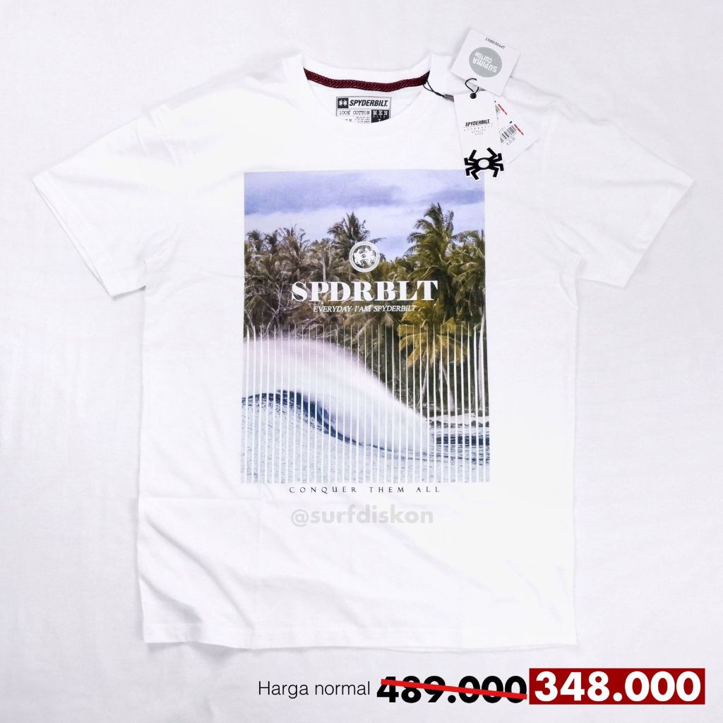 T-Shirt Spyderbilt Freego Supima Men Tee White