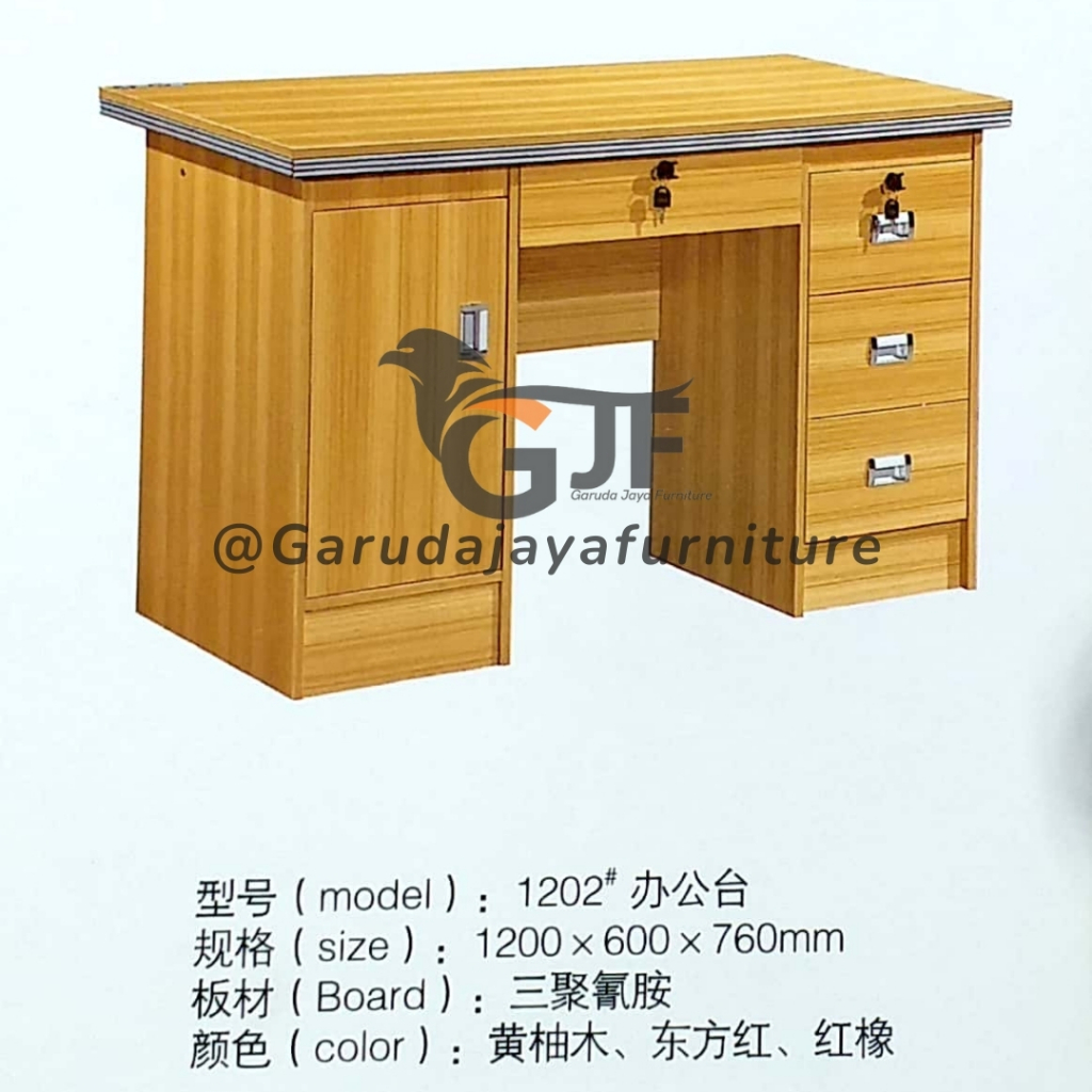 MEJA TULIS/MEJA KANTOR/MEJA KERJA/MEJA SATU BIRO/MEJA SETENGAH BIRO/1/2 BIRO IMPORT