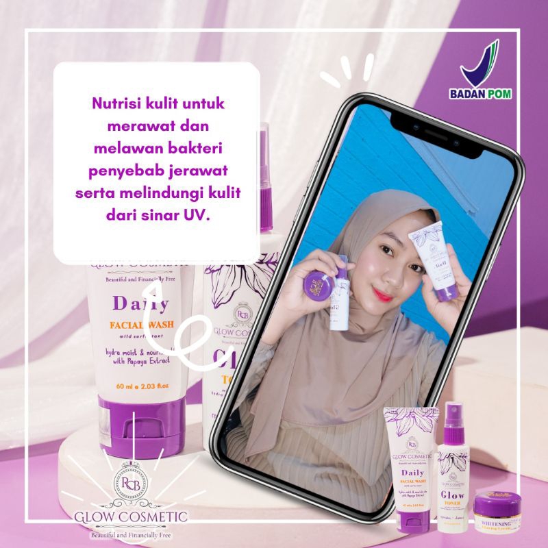 RCB GLOW COSMETIC paket