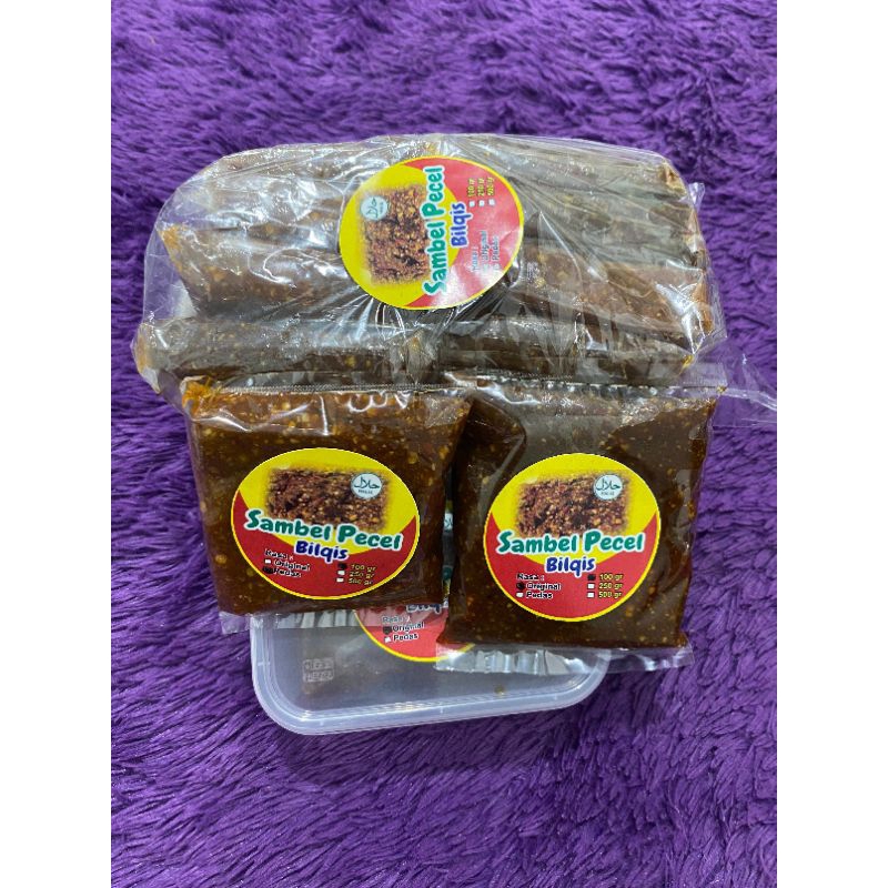 

Sambel Pecel Kertosono Paket (1kg ) isi 10 pack