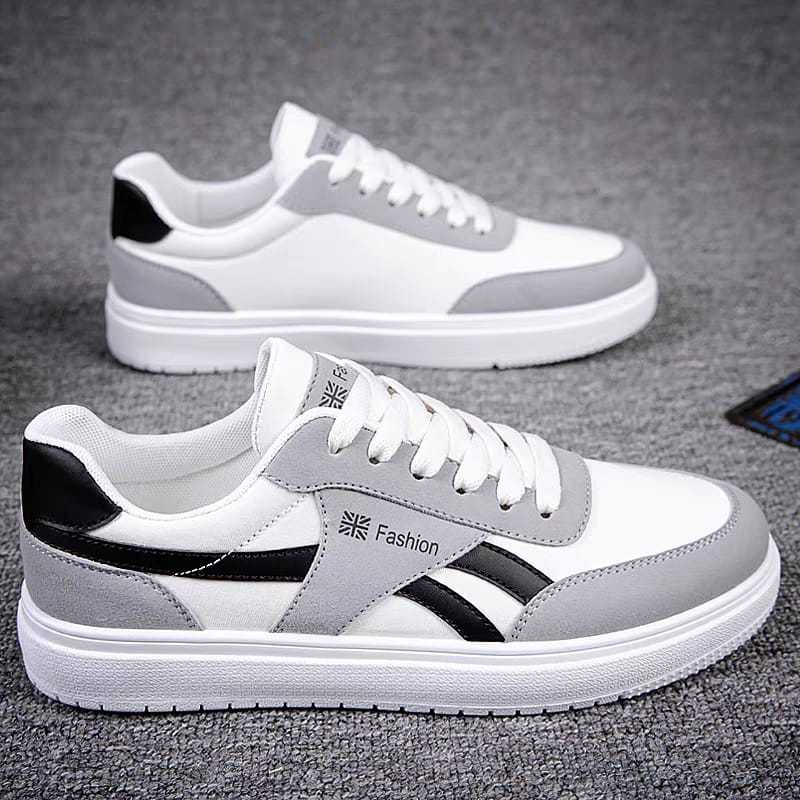 PROMO COD sepatu pria sneakers sepatu olahraga pria Fhasion keren casual putih hitam murah terlaris