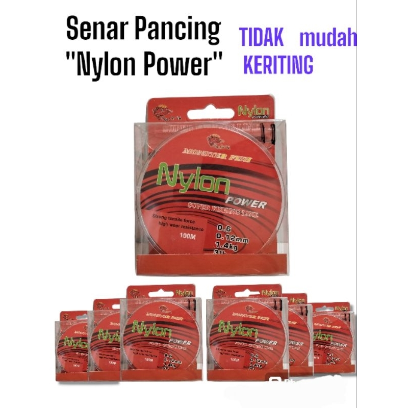 SENAR PANCING NYLON POWER SENAR PANCING KUAT MURAH