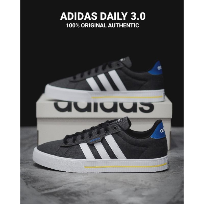ADIDAS DAILY 3.0 CHARCOAL BLACK [GX1754] ORIGINAL