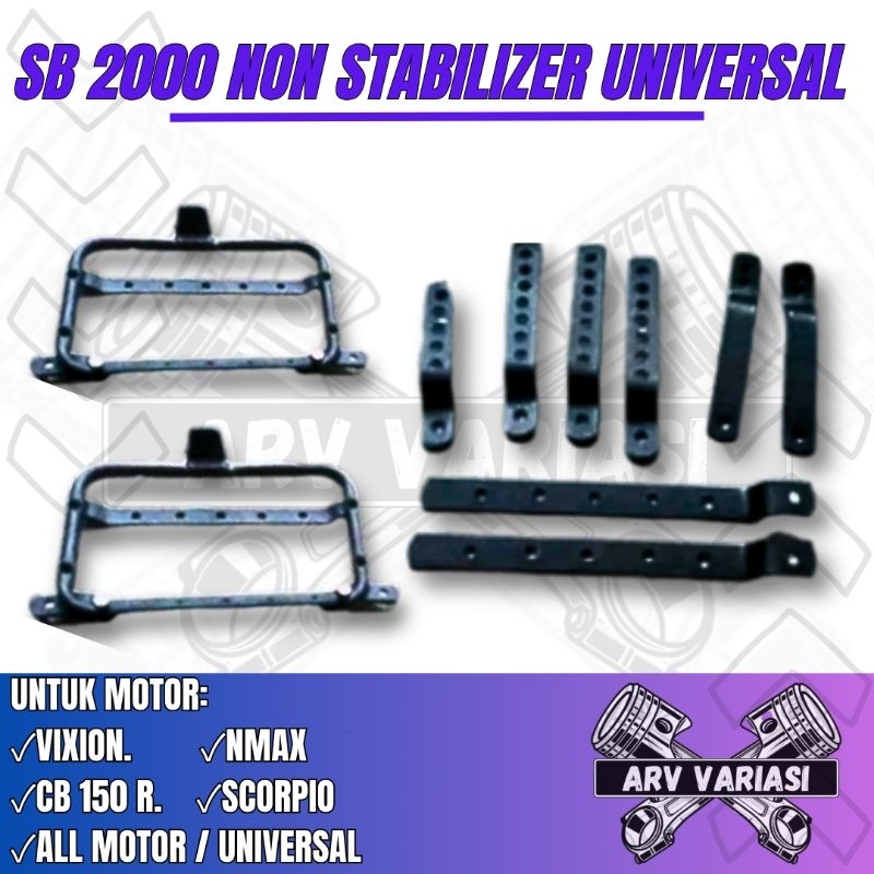 BTEKET BOX SAMPING SB 2000 UNIVERSAL VIXION CB150R SCORPIO NMAX DLL UNTUK SEMUA MOTOR