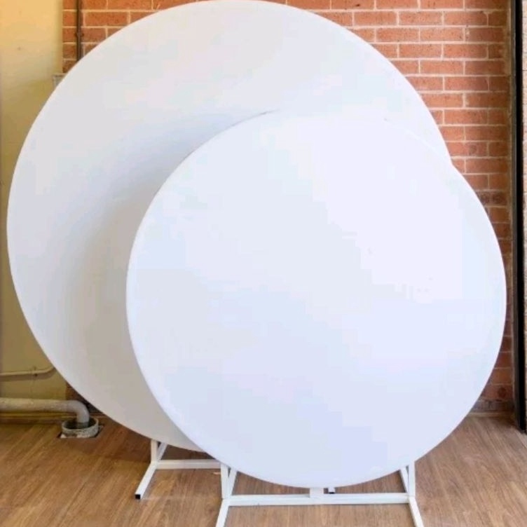 

KODE M9M7 Akrilik Tebal 2mm Diameter 6cm Bulat Bahan Papan Ucapan Bahan Neon Box Akrilik Display