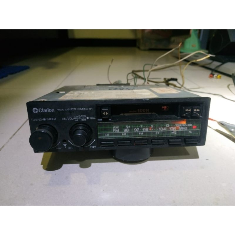tape mobil clarion head unit classic jadul