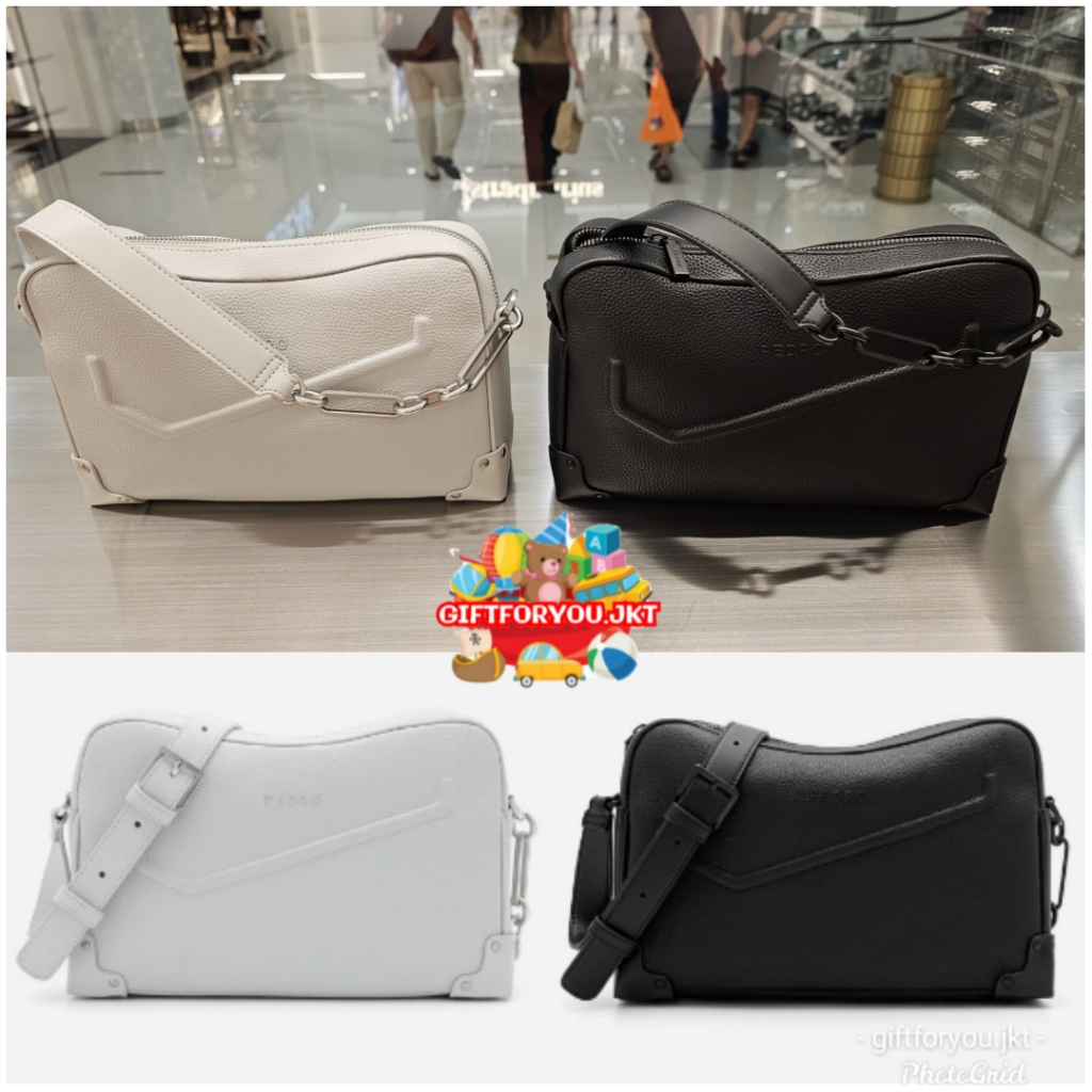 Tas Selempang Pedro Taper Leather Sling Bag Man Fashion Pria Cowok Laki-laki Casual Style Kasual Col