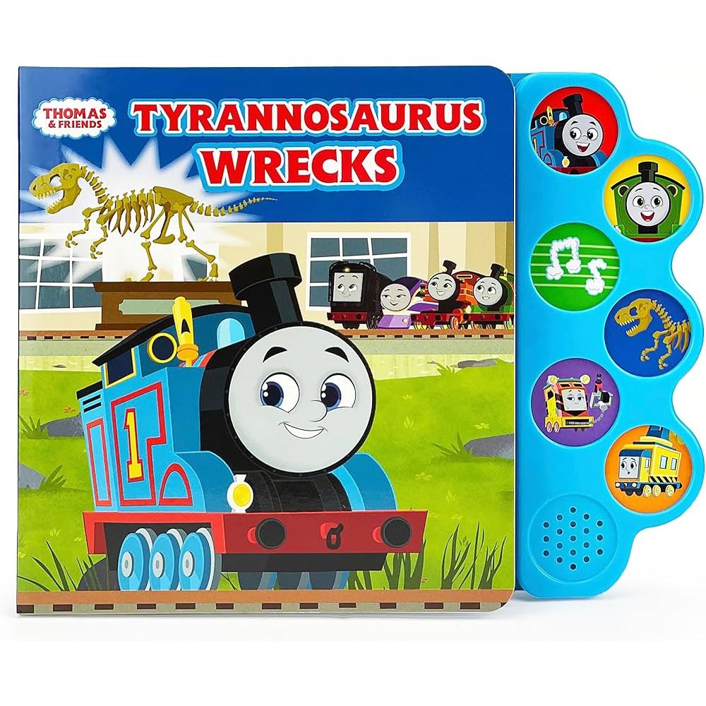 Thomas and Friends Tyrannosaurus Wrecks 6-Button Song and Sound Book: Sing and Read Toy Book for Tho