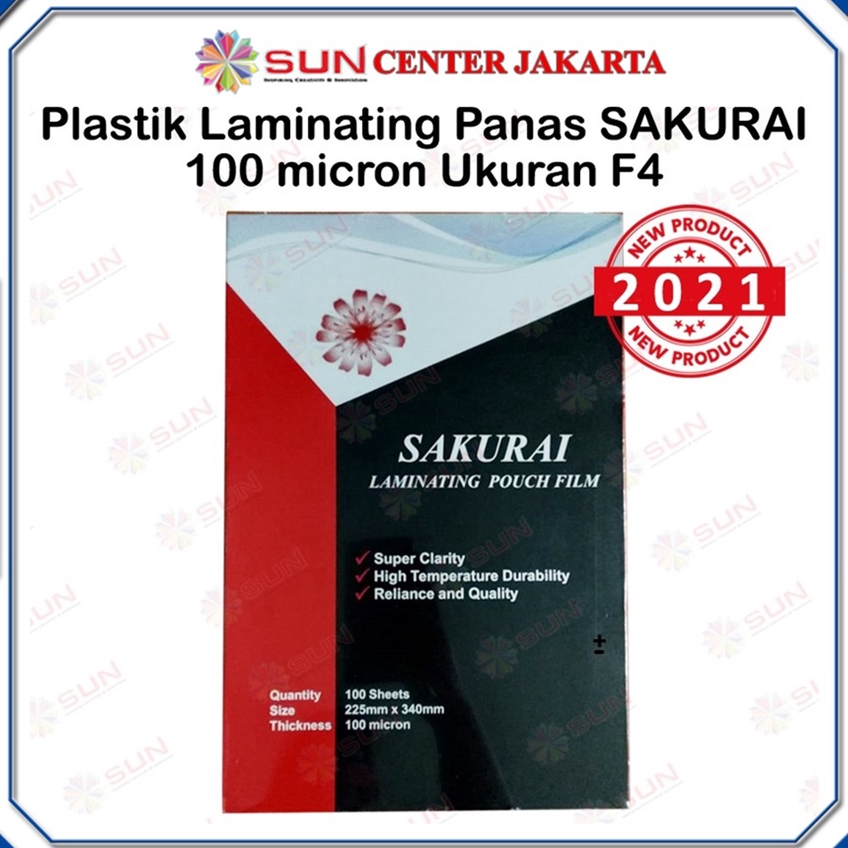

Fast Order Plastik Laminating Sakurai F4 GKTech F4A4 Laminasi Panas Hot Laminating 1 mikron