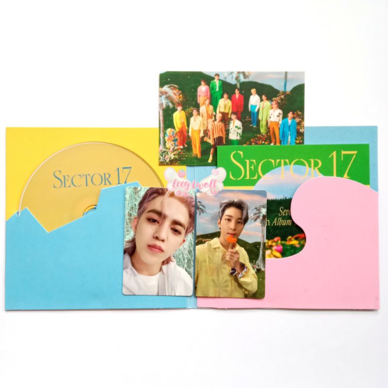 Seventeen Sector 17 Album Unsealed Seungcheol Wonwoo Photocard