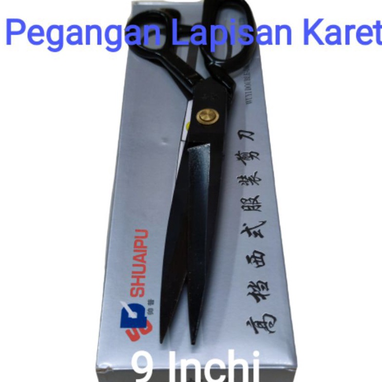 

Segera Dapatkan Gunting Kain Shuaipu 923mm Pegangan Lapisan Karet Hitam