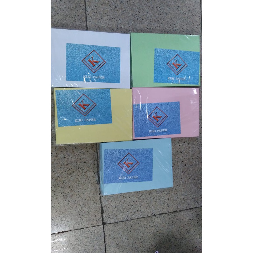 

Promo Terbaik PROMO KIKI Kertas HVS Warna A4 7 Gram