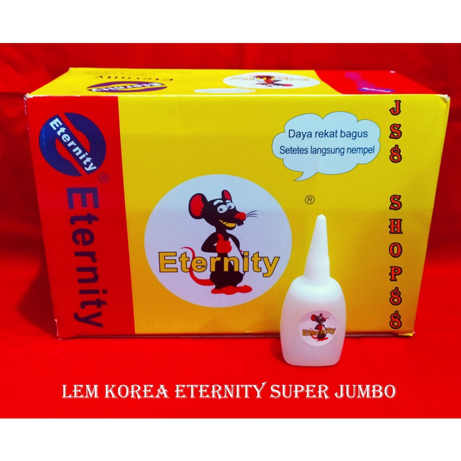 

Paling Berkualitas ISI 24 PCS PAS 1 KILO LEM ETERNITY JUMBO GAMBAR TIKUS DUS BOX LEM KOREA ASLI Kualitas Bagus Cepat Kering Isi Super Jumbo