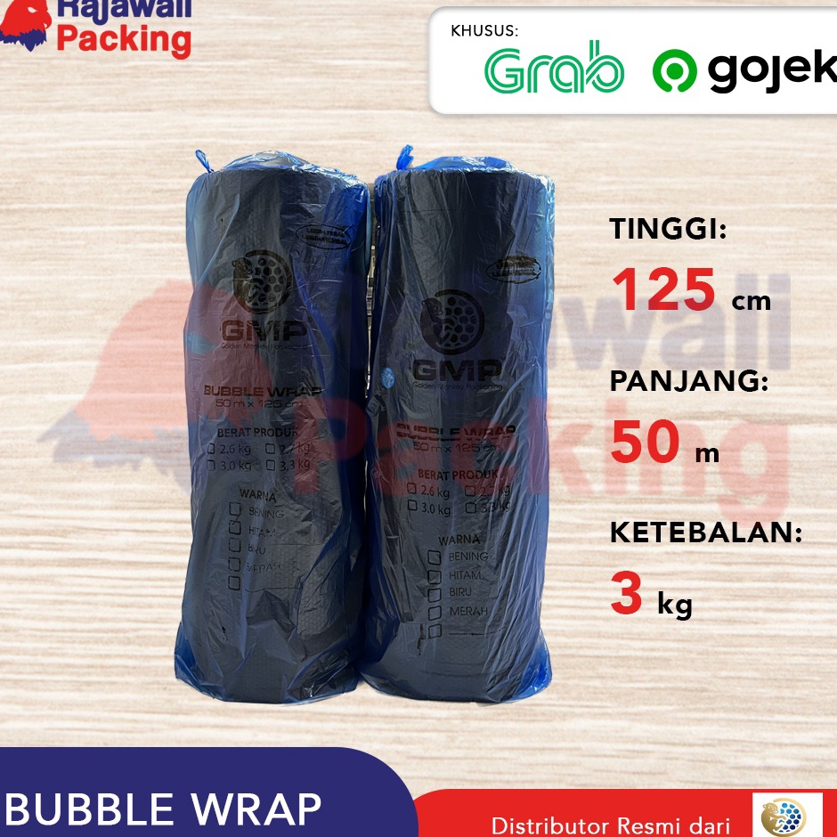 

New Product Bubble Wrap BLACK 5m x 125 cm GMP 3Kg