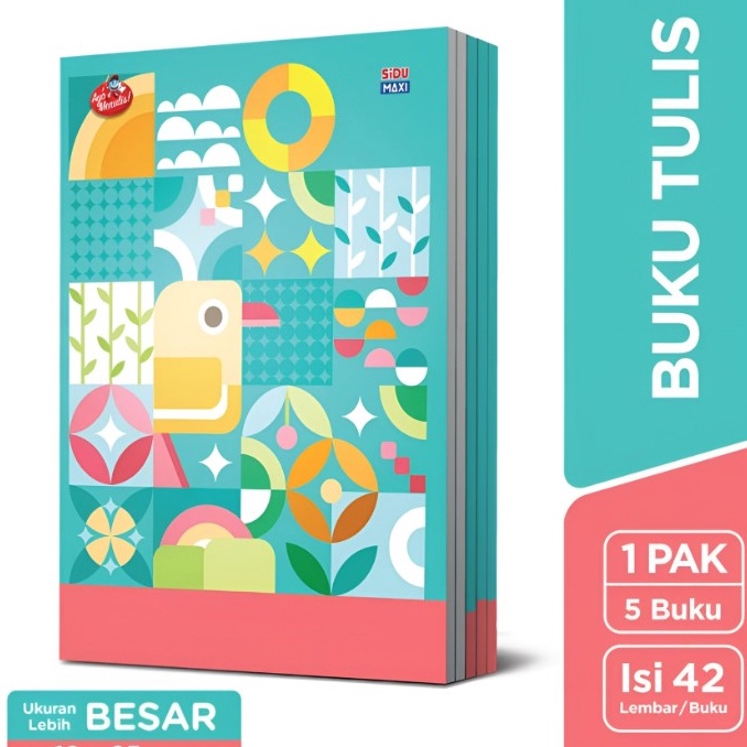

Dijamin Suka BUKU TULIS SIDU MAXI 42 LEMBAR 1pak 5 BUKU BUKU SEKOLAH BIG BOSS BOXY