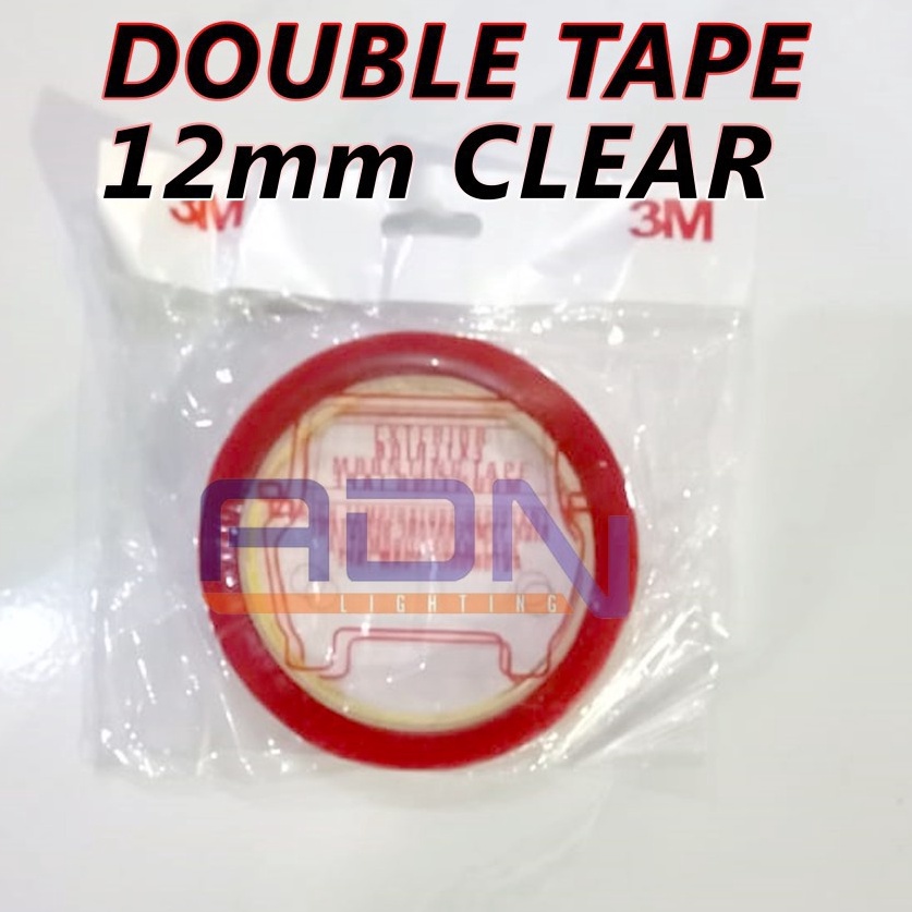 

Best Discount 3M Doubel Tape Bening Clear VHB 12 MM PERMANENT akrilik SANGAT LENGKET