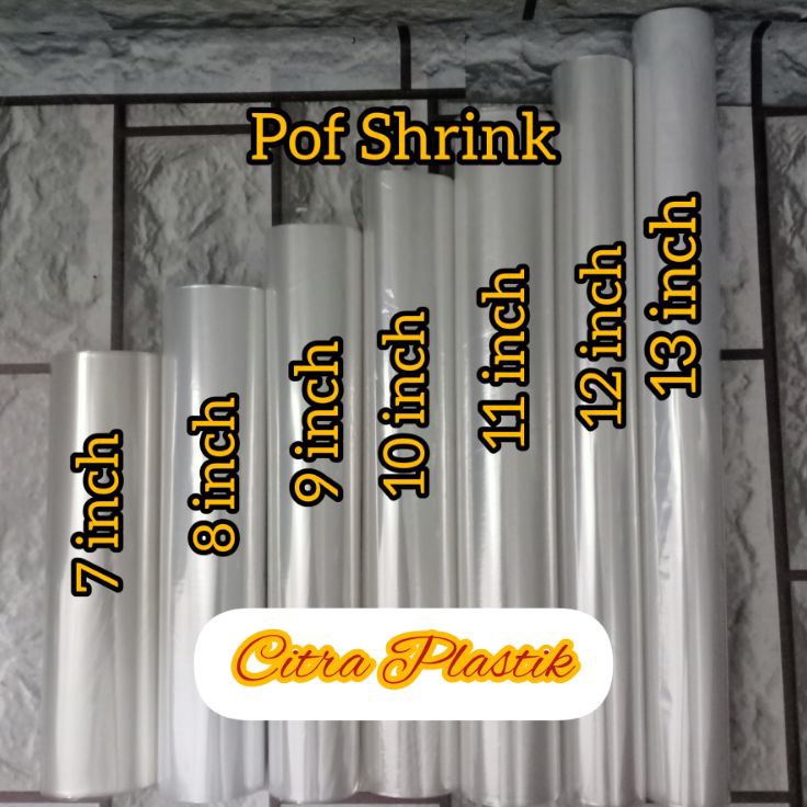 

Sekarang Bermanfaat Plastik POF shrink plastik Shrink tipis plastik segel hp buku majalah 25gr