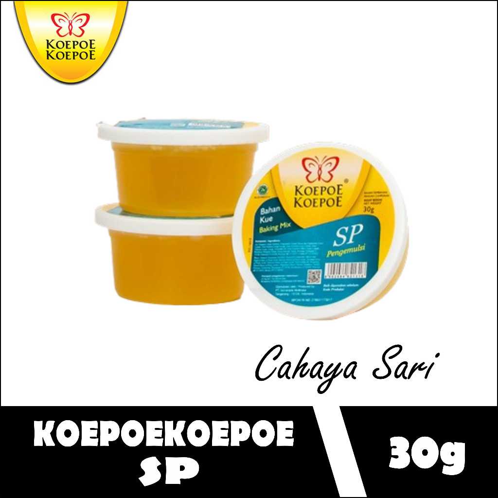 

SP KOEPOE 30 Gram Kupu Baking Mix Pengemulsi