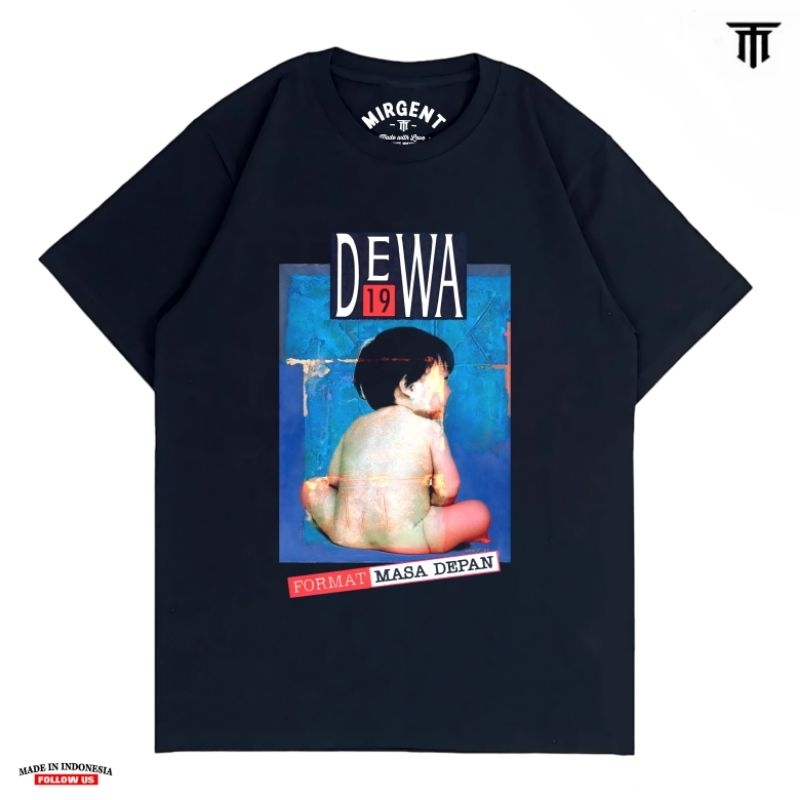 KAOS BAND // KAOS DEWA 19 // BAJU DEWA 19 FORMAT MASA DEPAN // BAJU ROCK METAL